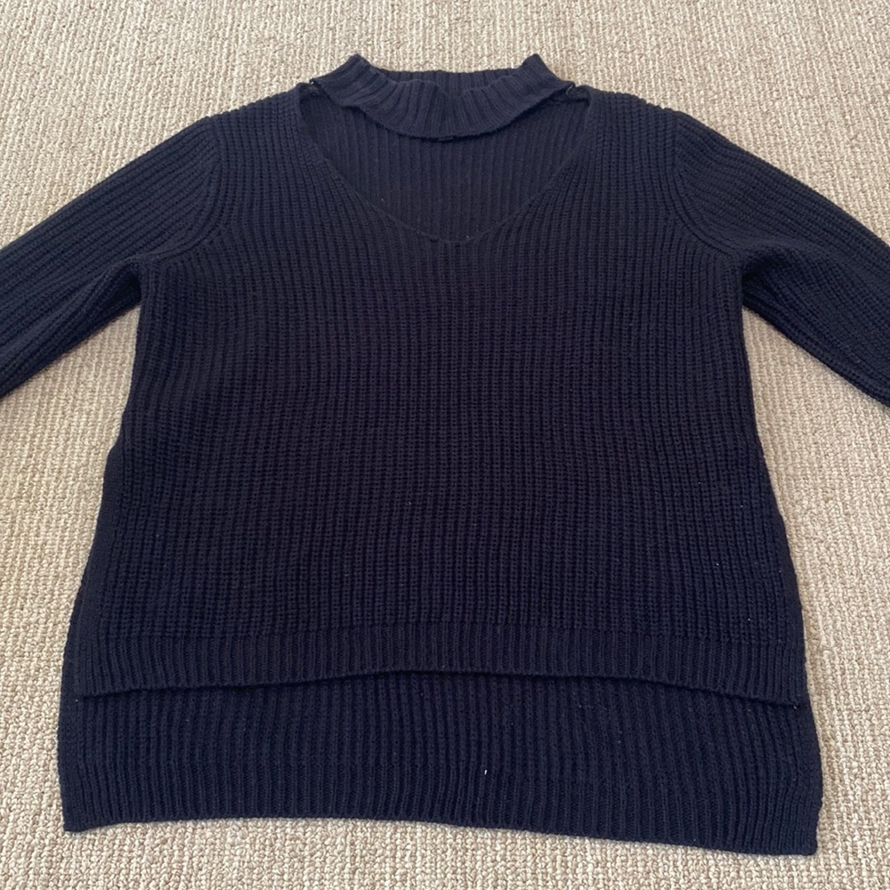 Black Knit Sweater